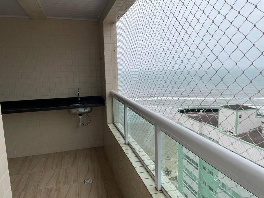 Apto Pe Na Areia Vista Mar Praia Grande  Luaran gambar