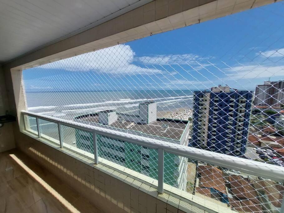 Apto Pe Na Areia Vista Mar Praia Grande  Luaran gambar